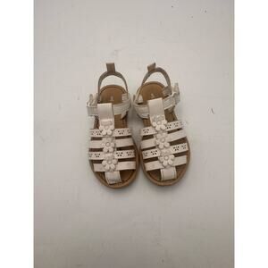 Carters Little Girls White‎ Sandals Size 5